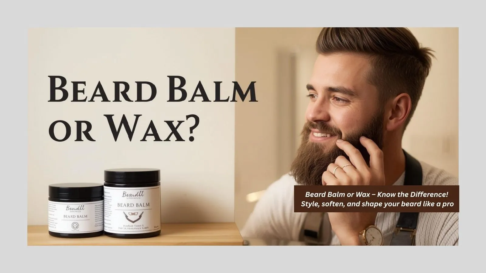 beard balm or wax