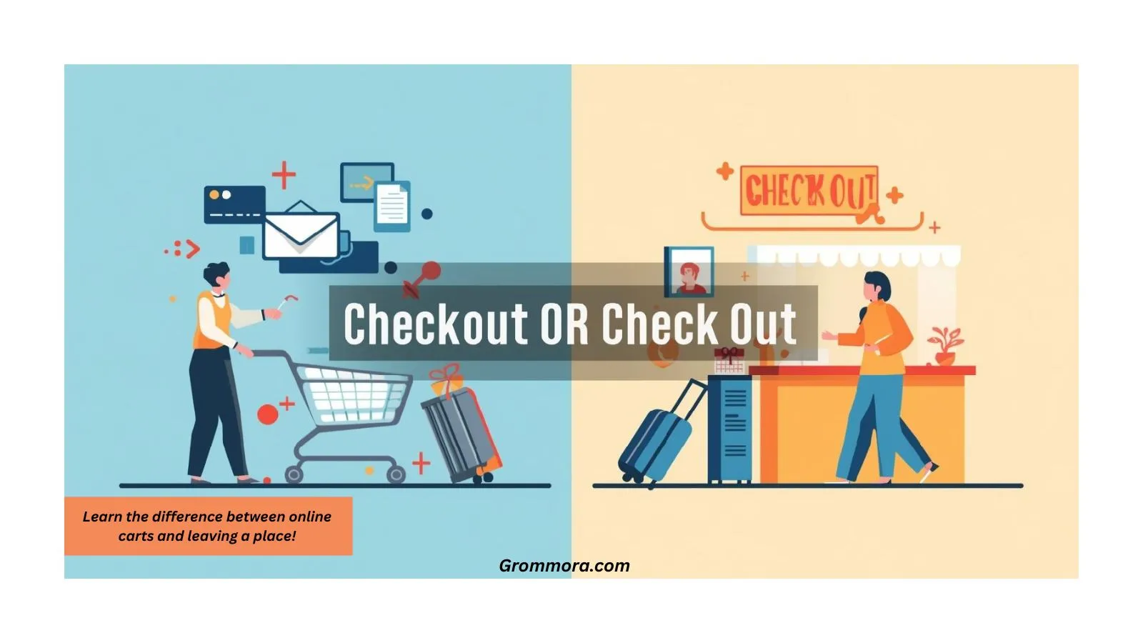 checkout or check out