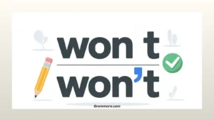 wont or won't