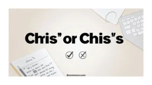 chris' or chris's