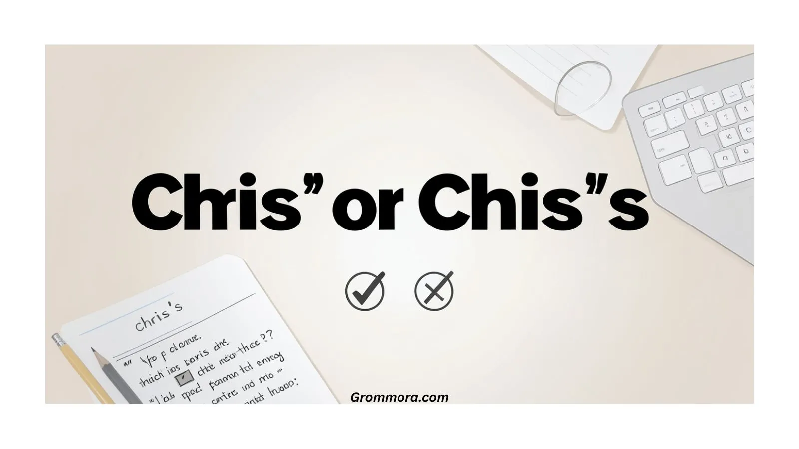 chris' or chris's