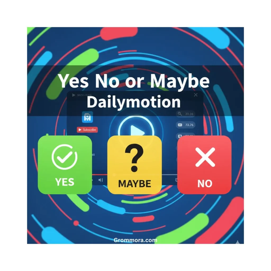 yes-no-or-maybe-dailymotion