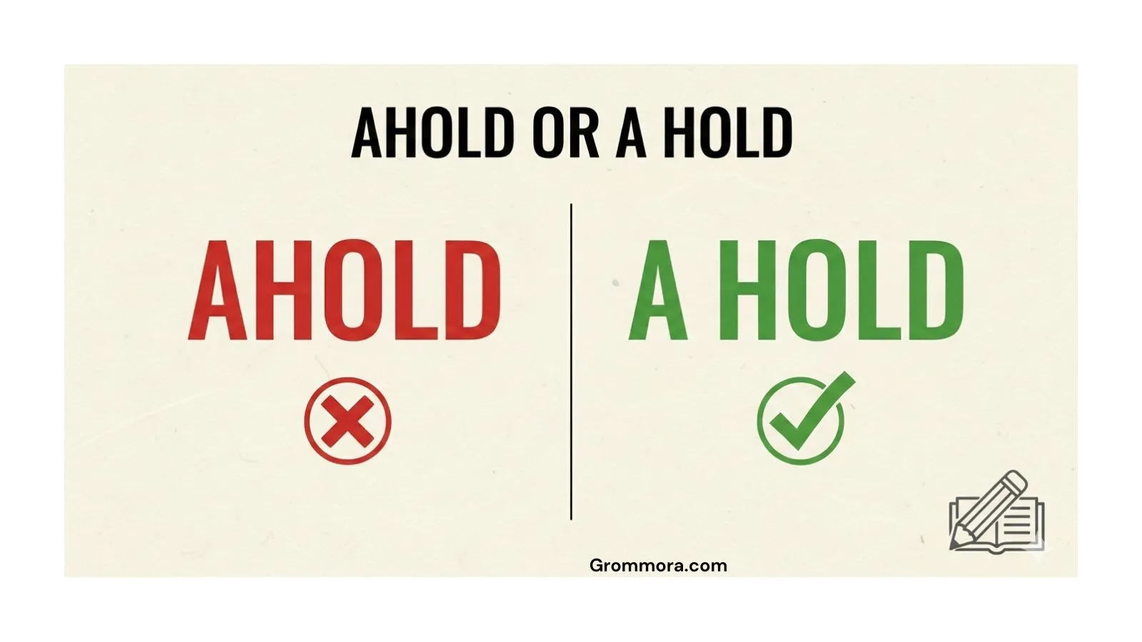 ahold-or-a-hold