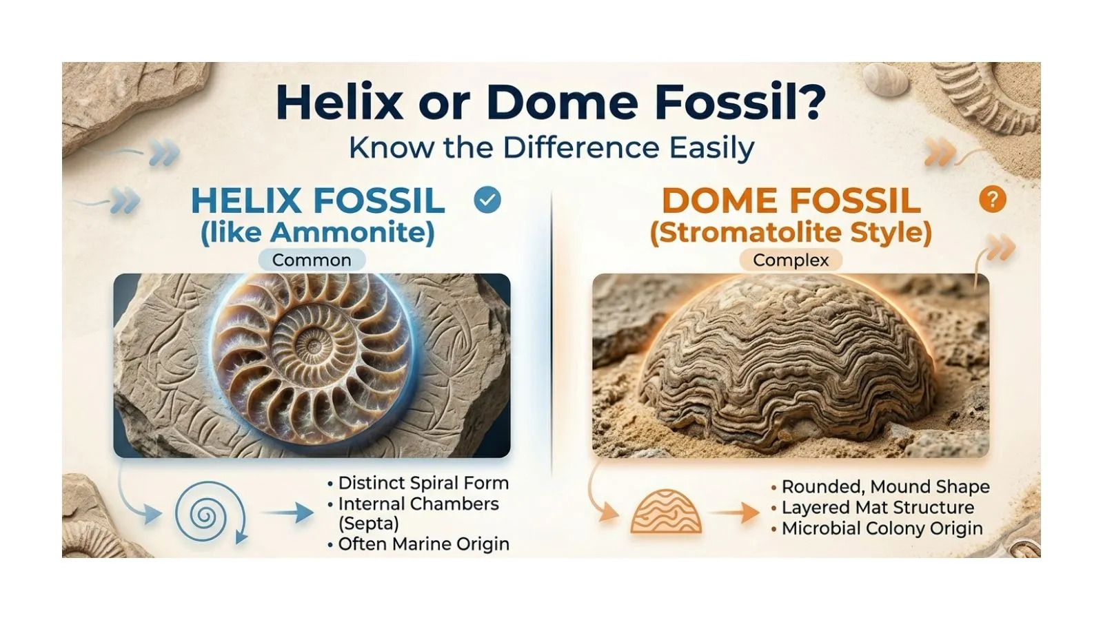 Helix or Dome Fossil