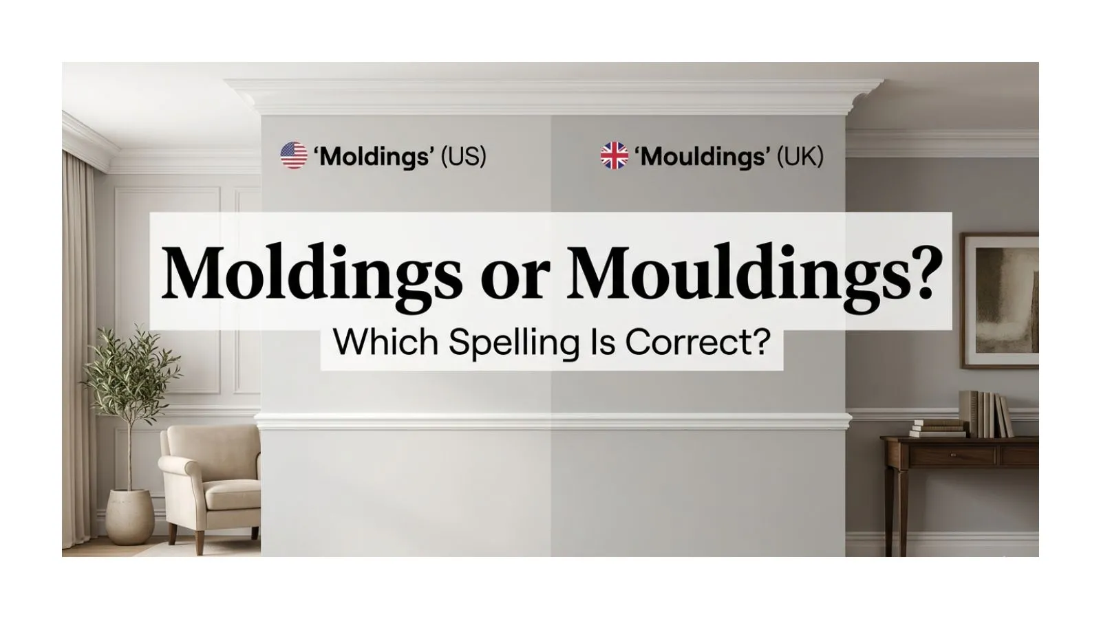 Moldings or Mouldings