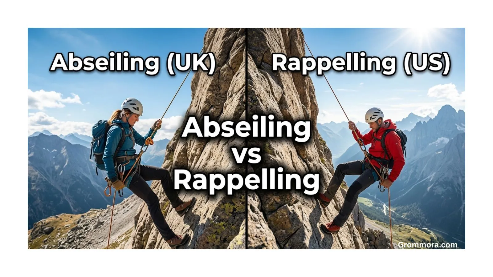 Abseiling vs Rappelling