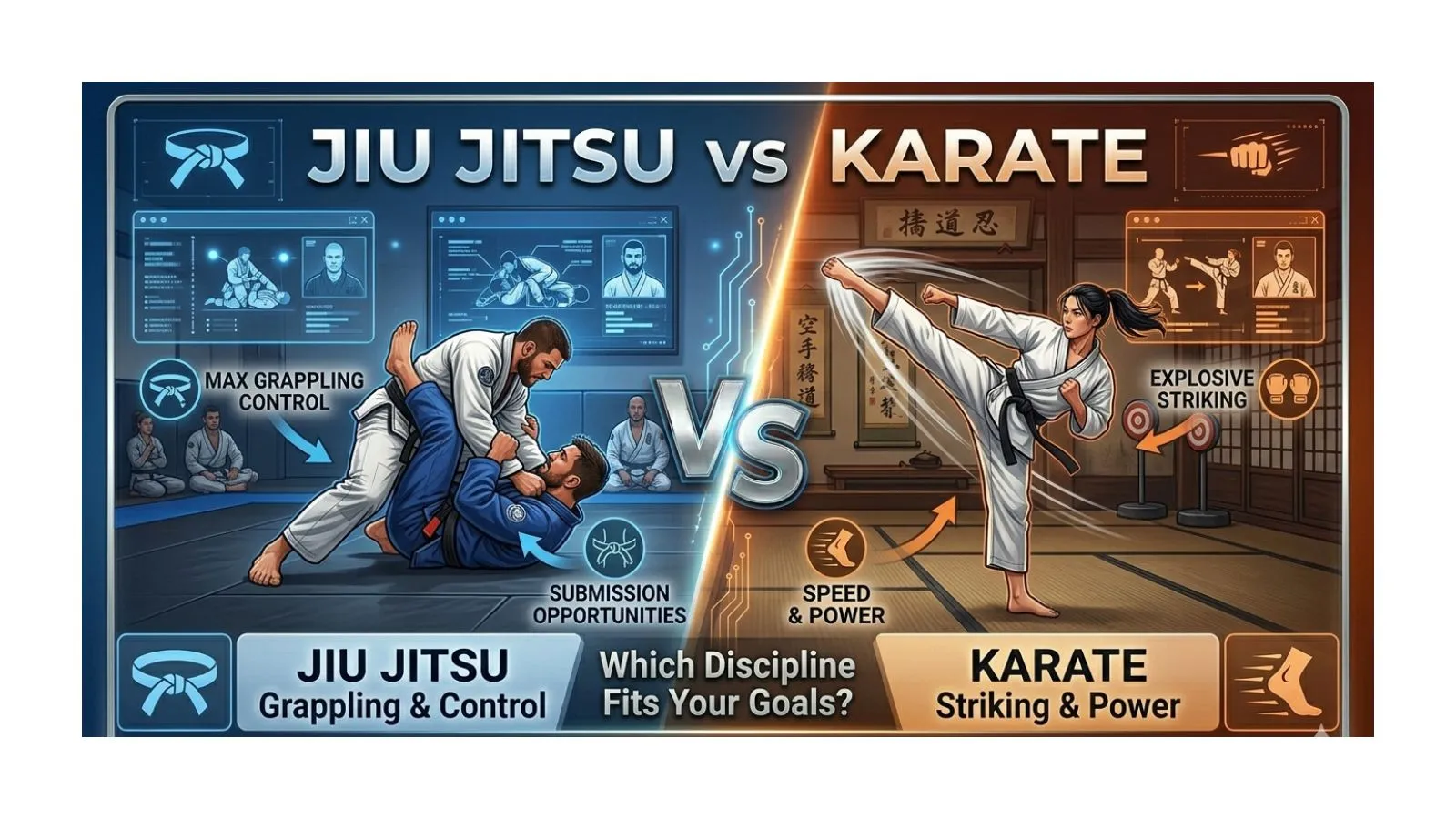 Jiu Jitsu vs Karate