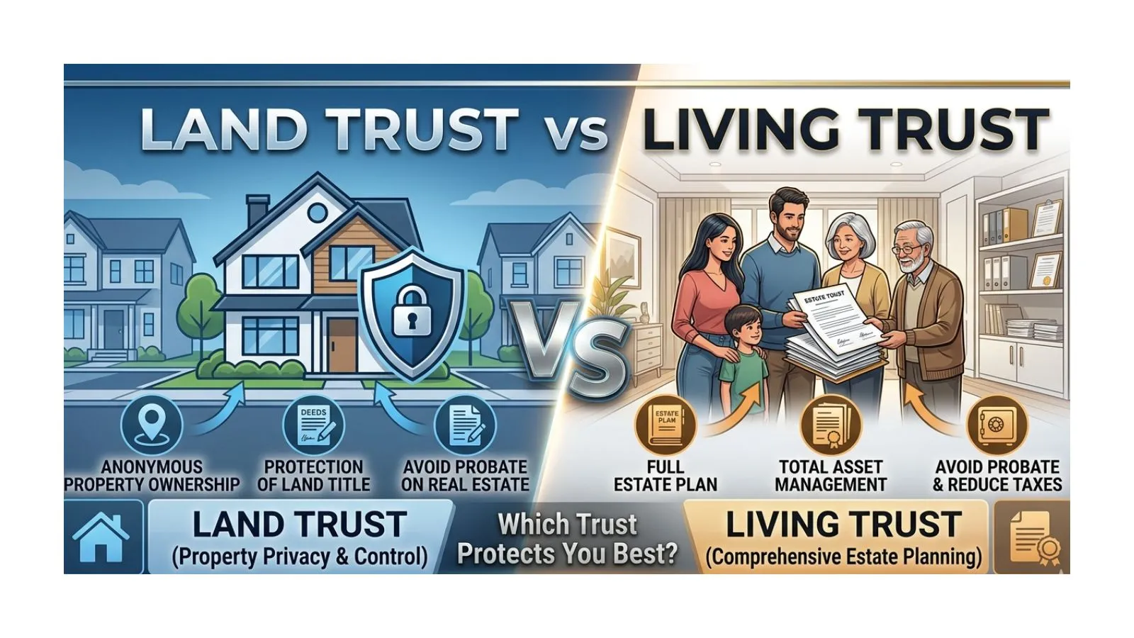 Land Trust vs Living Trust